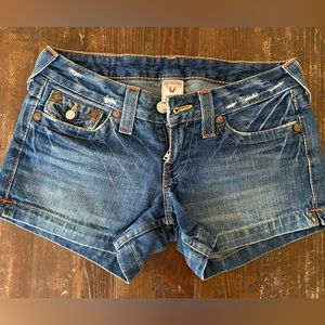 True Religion Jean Shorts 27